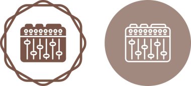 Takvim vektör simgesi beyaz arkaplanda izole edildi 