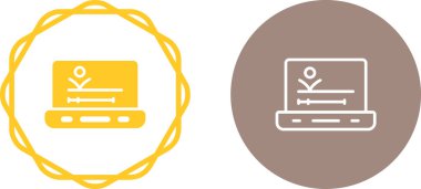 Beyaz arkaplanda dizüstü bilgisayarlar, vektör illüstrasyonu 