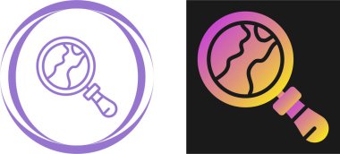 Arama Simgesi, Modern Vektör İllüstrasyon Düz Tasarım Biçimi