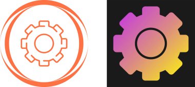 Dişli tekerleği simgesi, çark işareti, web düğmesini özelleştir, beyaz arkaplanda izole.