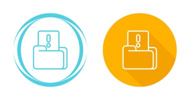 Doküman simgeleri içeren dizinler vektör illüstrasyonunu işaretler