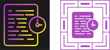 documents icons set, vector illustration simple design