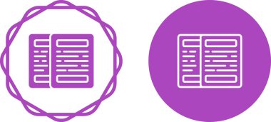 belge simgeleri ayarlandı, vektör illüstrasyonu basit tasarım