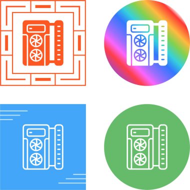 pc oyun simgesi vektör illüstrasyon tasarımı