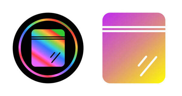 Ziploc bag icon vector illustration  design