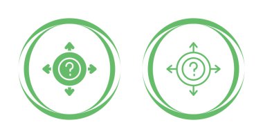 Modern soru simgesinin vektör çizimi