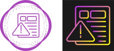 belge simgesi vektör illüstrasyon tasarımı