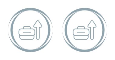 iş tanıtım web simgesi vektör illüstrasyonu