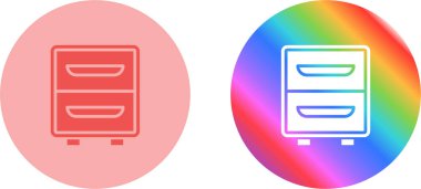 file cabinet icon sign vector illustration 