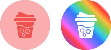 Tek kullanımlık kahve kupası ikonları hazır. Vektör, düz tasarım illüstrasyon 