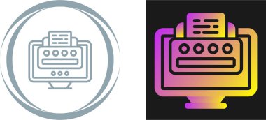 bilgisayar ayarlama vektör simgeleri