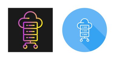 Beyaz arkaplandaki sunucu bulutlarının vektör kümesi, vektör illüstrasyonu         