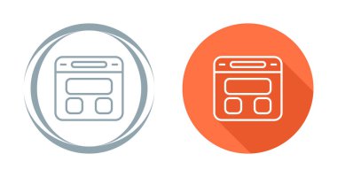 tarayıcı simgesi seti, vektör illüstrasyonu