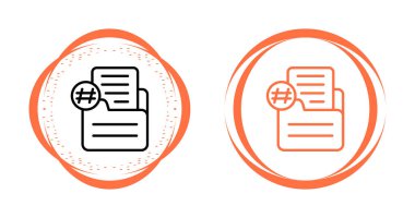 Belge simgesi. Dosya işareti.