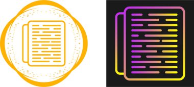 Belge simgeler kümesi, vektör çizim