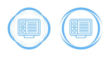 Masaüstü Bilgisayar Simgesi, Beyaz Arkaplanda Yalıtılmış Pc 'nin Vektör Sembolü 