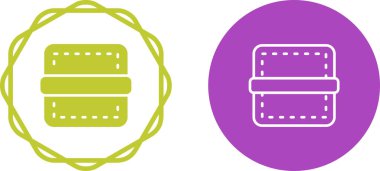 Velcro web simgesi vektör illüstrasyonu