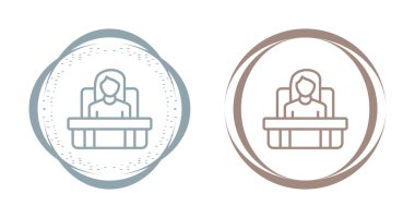 işyeri web simgesi vektör illüstrasyonu