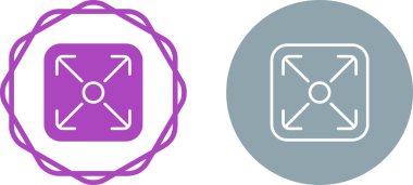 resize icon sign vector illustration 