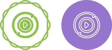 Simge vektör illüstrasyon tasarımını çal