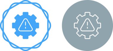 Renkli dişli simgesi, ayarlar web düğmesi, çark işareti, vektör illüstrasyonu 