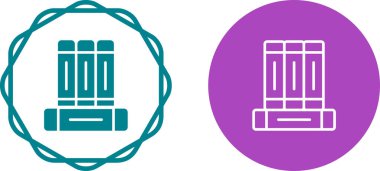 kitap web simge vektör çizim