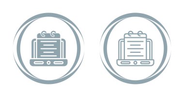 dizüstü bilgisayar simgeleri ayarlandı, vektör illüstrasyonu basit tasarım