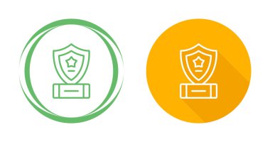 Bir dizi çizgi kalkan simgesi. Koruma sembolleri. vektör