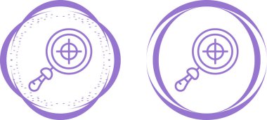 Target Audience Search, Precision Marketing, and Goal Finding Icon