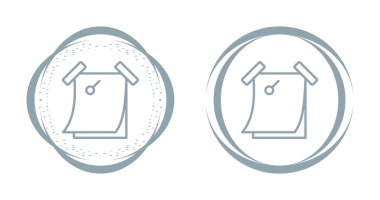 Yapışkan not simgeleri ayarlandı, vektör illüstrasyon tasarımı