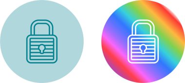 doğrusal kilit simgeleri beyaz arkaplanda izole edildi