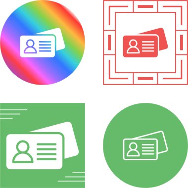 Kart simgeleri vektör resimleme kümesi 