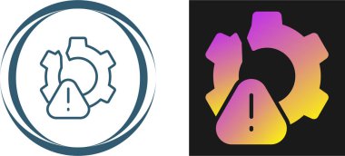 Management failure icons set, vector illustration