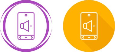 Beyaz arkaplanda izole akıllı telefon simgesi, modern telefon işareti, renkli illüstrasyon 