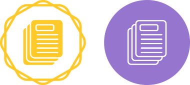 Dosya simgelerini kopyala, vektör illüstrasyonu