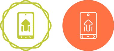 akıllı telefon simgeleri ayarlandı, vektör illüstrasyonu basit tasarım