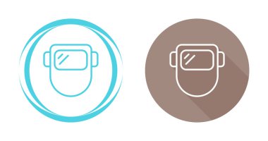 Kaynak maskesi simgelerinin web illüstrasyonu