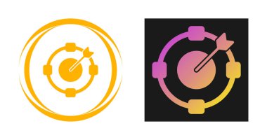 hedef web simge vektör çizim