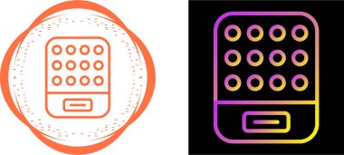 El ısıtıcıları web simgesi vektör illüstrasyonu