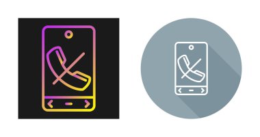 Beyaz arkaplanda izole akıllı telefon simgesi, modern telefon işareti, renkli illüstrasyon 