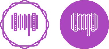 Kablo makarası simgeleri ayarlandı, vektör illüstrasyonu