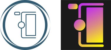 Şirket tasarımı için yenilenmiş vektör simgeleri - akıllı telefon tahsis