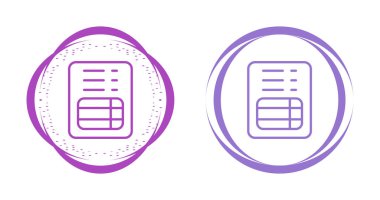 dosya fatura simgesi vektör illüstrasyon tasarımı