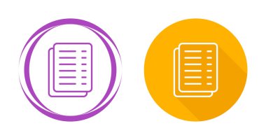 dokümanlar web simgesi vektör illüstrasyonu