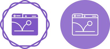 Web sayfası ikon vektör çizimleri