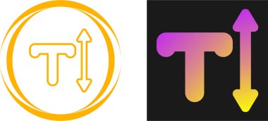 Metin Hizalama simgeleri ayarlandı, vektör illüstrasyonu