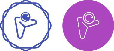 Beyaz arkaplanda izole edilmiş daire ve ok simgeleri kümesi, vektör illüstrasyonu   