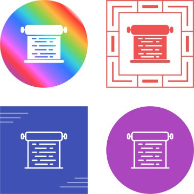 Simge vektör illüstrasyon tasarımını kaydır