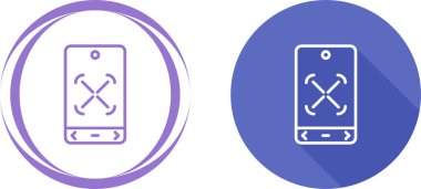 akıllı telefon simgeleri ayarlandı, vektör illüstrasyonu basit tasarım