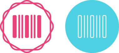 Barkod tarama simgeleri. Vektör illüstrasyonu